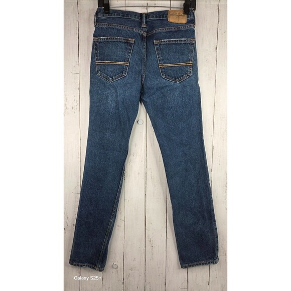 Abercrombie Kids Size 16 The A&F Skinny Blue Denim Jeans Youth EUC - Picture 4 of 12